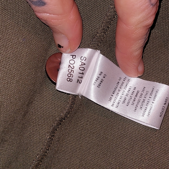 Leo & Sage Green Embroidered Cotton Jacket - Picture 3 of 6